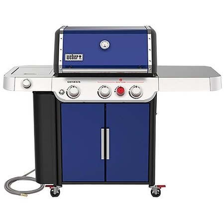 WEBER GENESIS E335 Series Gas Grill, 39,000 Btu, Natural Gas, 3Burner, 513 sqin Primary Cooking Surface 37480001